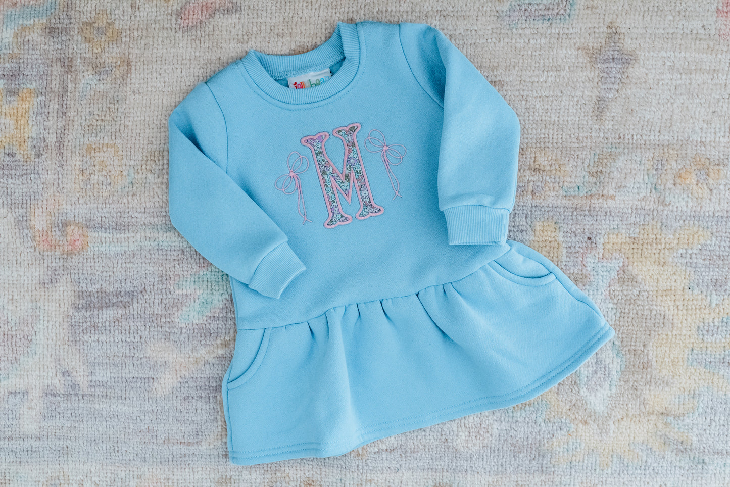 Kids Monogram Appliqué Top