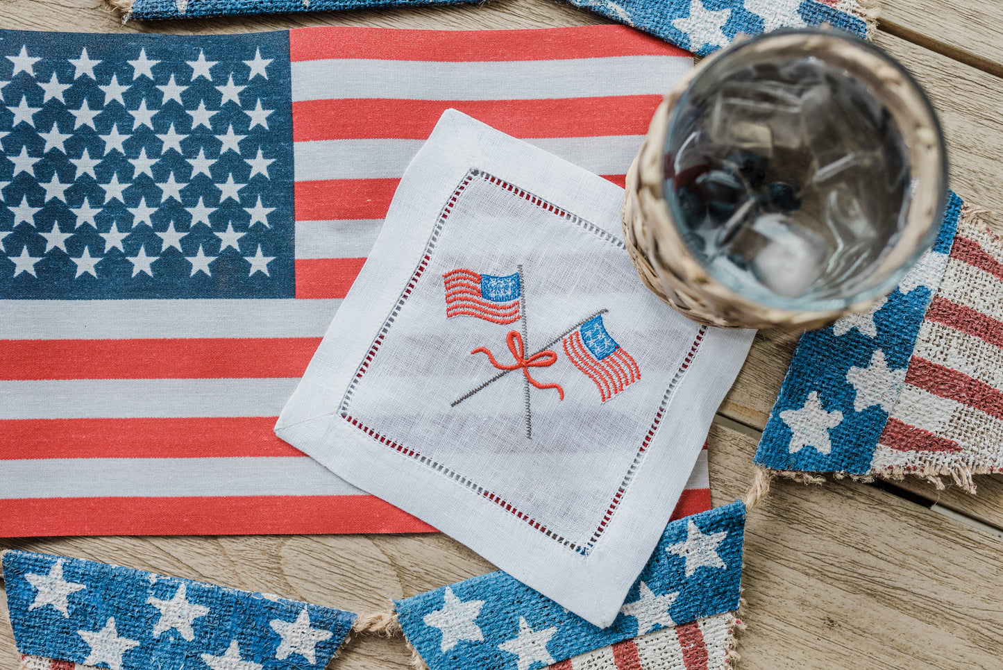 Patriotic Cocktail Napkins