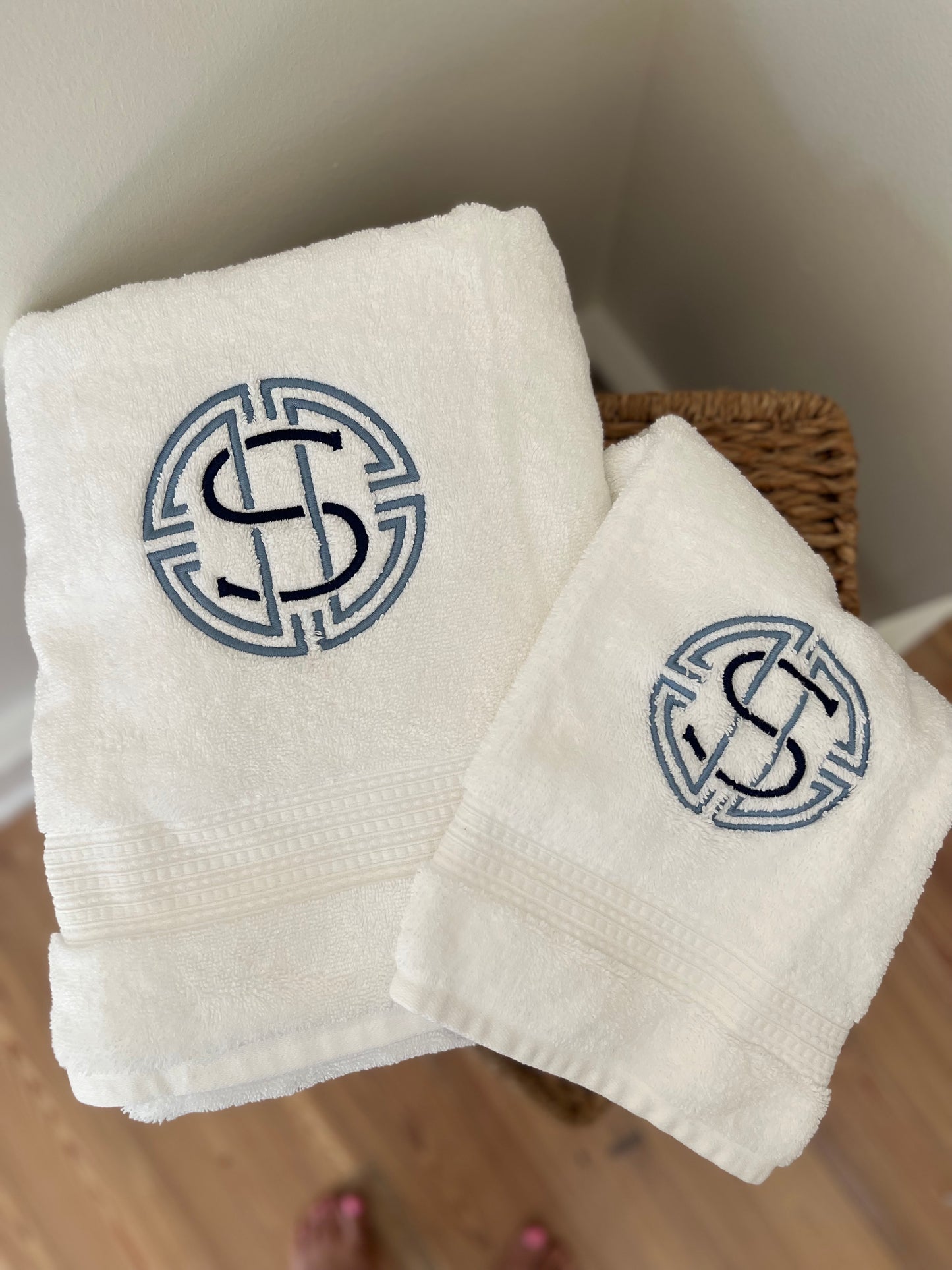 Personalized Bath and Hand Towels