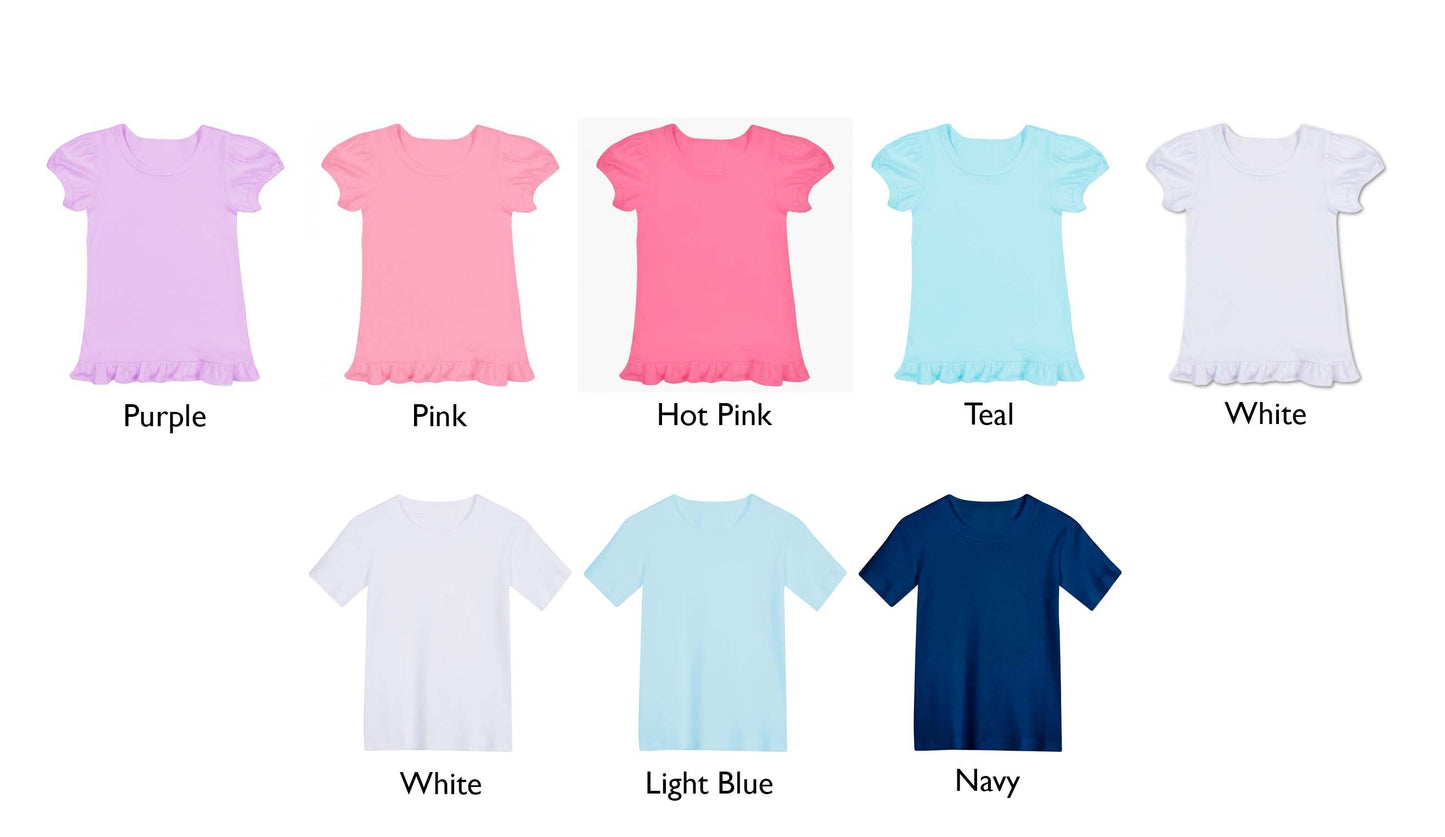 Kids Monogram Appliqué Top