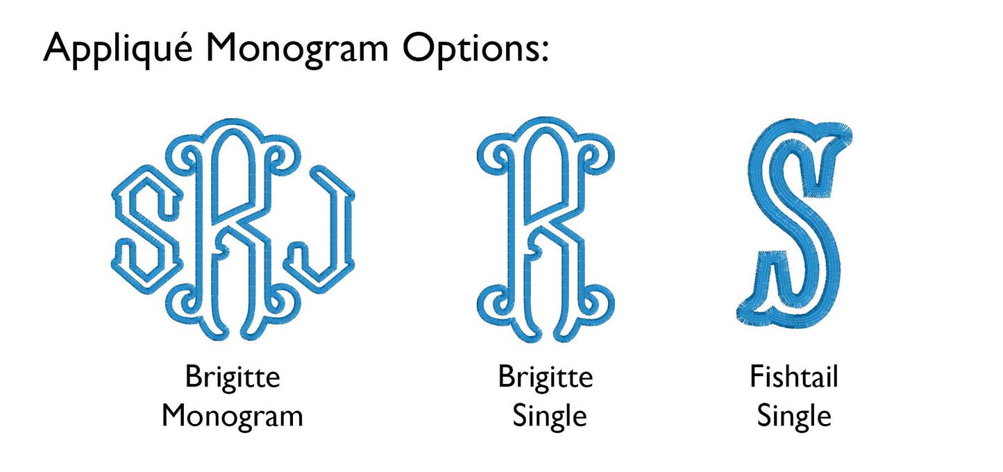 Kids Monogram Appliqué Top