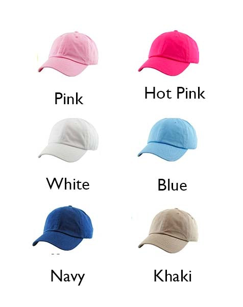Personalized Hats (Kids and Adults)