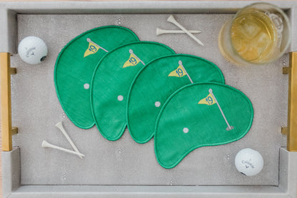 19th Hole Putting Green Cocktail Napkins