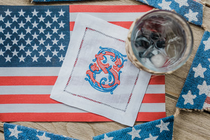 Patriotic Cocktail Napkins