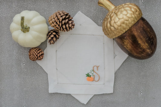 Mini Pumpkin Cocktail Napkins