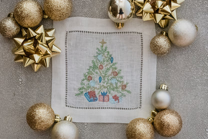 Christmas Tree Cocktail Napkin