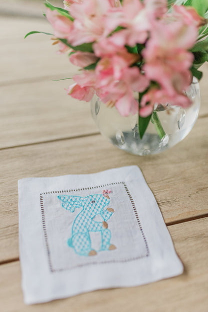 Chic Bunny Cocktail Napkin