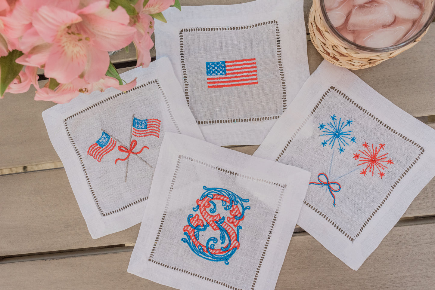 Patriotic Cocktail Napkins