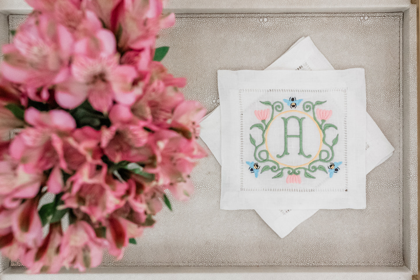 Thea Frame Cocktail Napkin