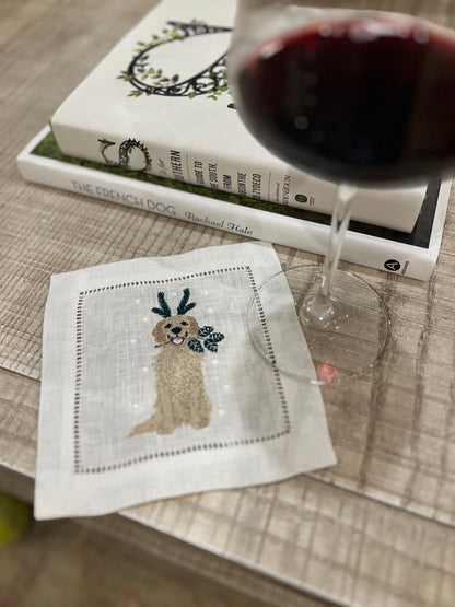 Snow Dog Cocktail Napkins