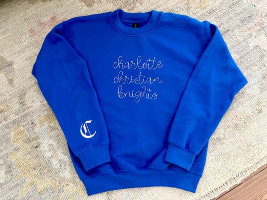 CC Vintage Script - Adult Sweatshirt