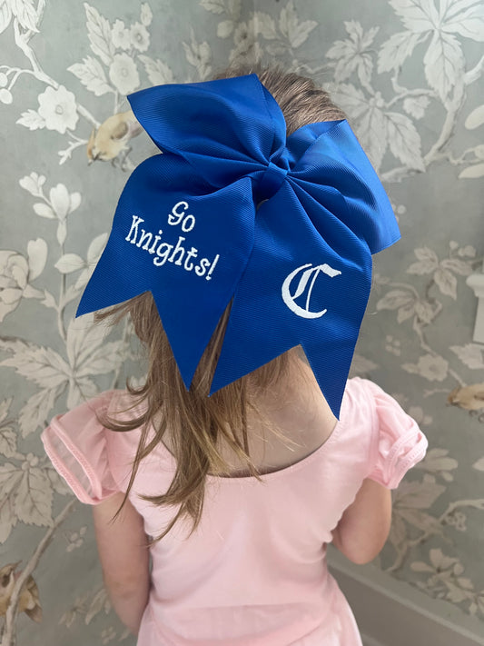 CC - Go Knights Cheer bow