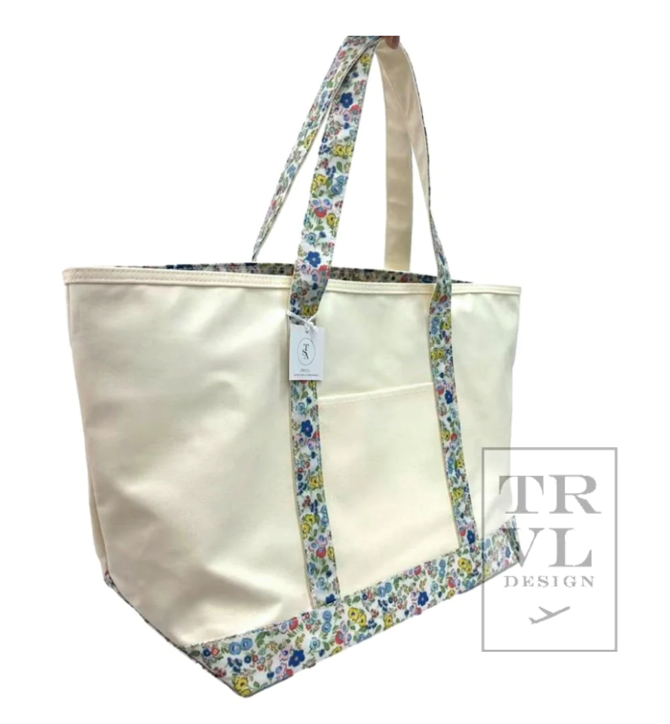 TRVL Maxi Tote Coated Canvas