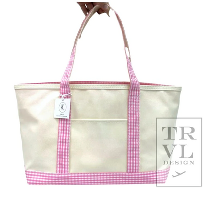 TRVL Medium Tote Coated Canvas