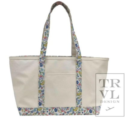 TRVL Medium Tote Coated Canvas