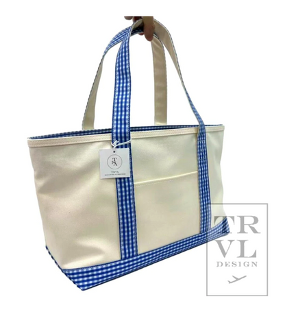 TRVL Medium Tote Coated Canvas