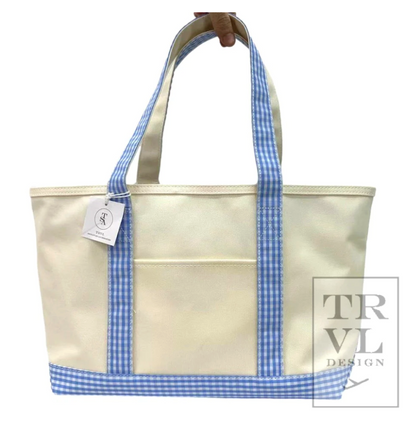 TRVL Medium Tote Coated Canvas